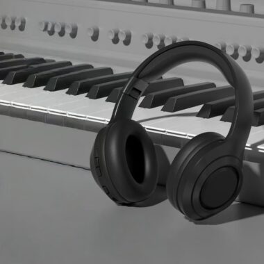 Deep bass noise-cancelling wireless headphone for running and gaming