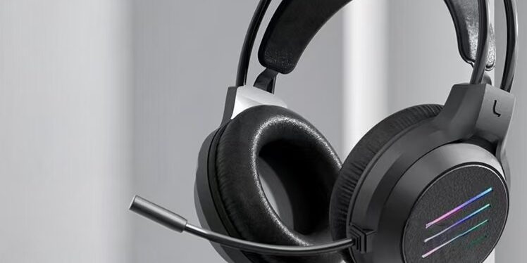 Esports wired headphone for desktop and laptop gaming