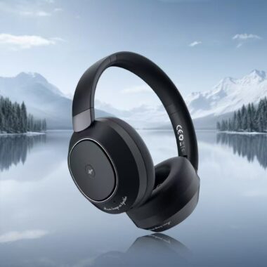 Over-ear gaming ANC noise cancelling headphones with full-ear design