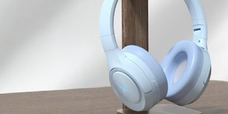 LED heavy-bass gaming sports wireless headphone