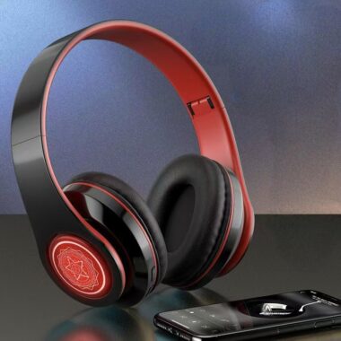 LED Bluetooth gaming wireless headphone with noise cancelling