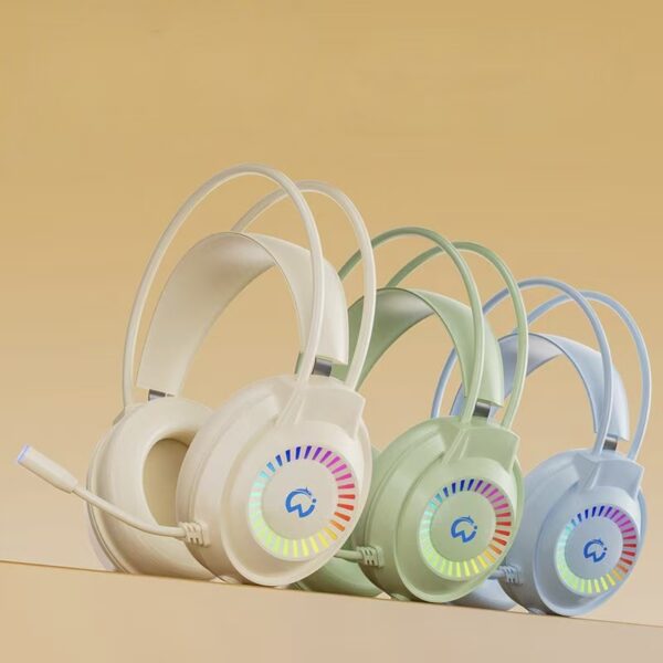 PC esports gaming wired headphone with clear sound