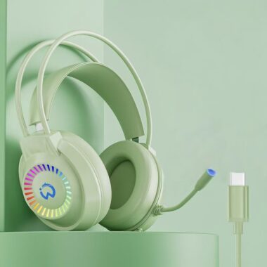 PC esports gaming wired headphone with clear sound