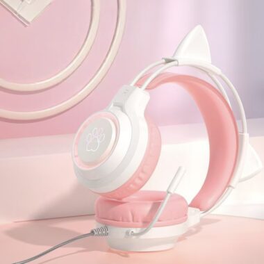 PC esports gaming wired headphone with clear sound