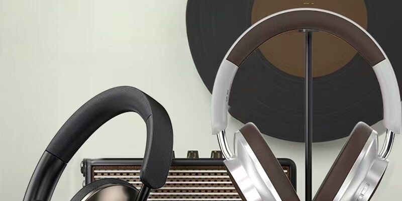 Retro wireless sport noise cancelling headphones