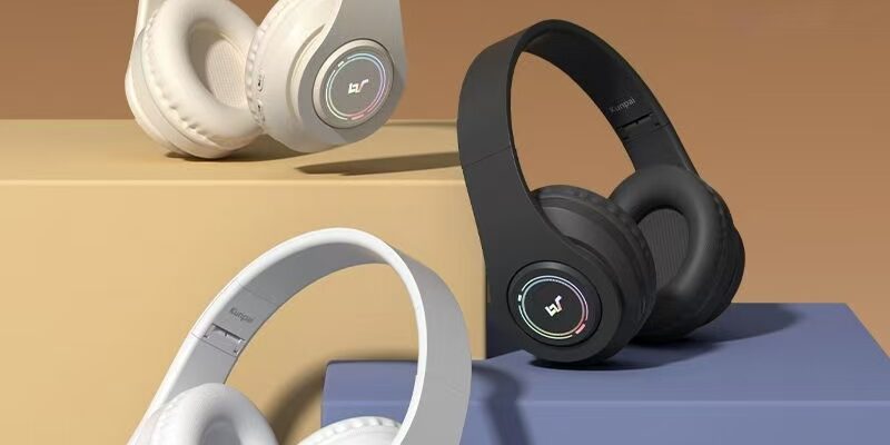 Stylish high-fidelity long battery ANC headphones